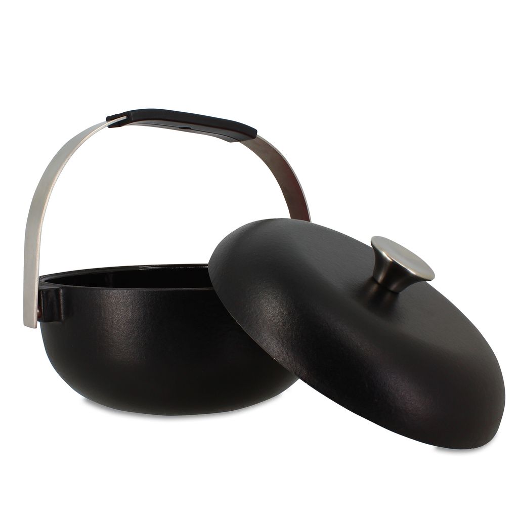Cocotte en fonte Olaf Noir 24 cm - Visuel 1